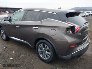 2015 Nissan Murano S with VIN 5N1AZ2MH6FN281959, listed as a IAAI auction lot 41413597 with 205,621 mi miles. Bid and sale history available at carsss.com. Image 3.