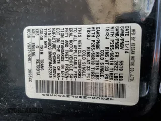 2015 Infiniti QX70 with VIN JN8CS1MW0FM482289, listed as a Copart auction lot 56597955 with 123,227 mi miles and Salvage title. Bid and sale history available at DreamBid. Image 14.