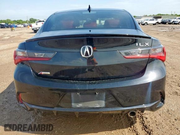 2019 Acura ILX Premium with VIN 19UDE2F87KA007666, listed as a Copart auction lot 61097745 with 208,813 mi miles and Salvage title. Bid and sale history available at DreamBid. Image 6.