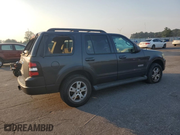 2007 Ford Explorer XLT with VIN 1FMEU63E37UA36638, listed as a Copart auction lot 61626405 with 205,306 mi miles and Salvage title. Bid and sale history available at DreamBid. Image 3.
