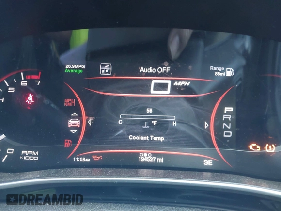2013 Dodge Dart Limited with VIN 1C3CDFCA5DD340076, listed as a IAAI auction lot 41907098 with 194,527 mi miles. Bid and sale history available at carsss.com. Image 7.