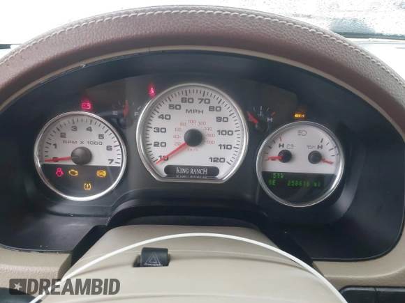 2007 Ford F-150 XLT with VIN 1FTPW14V57KC83518, listed as a IAAI auction lot 41962024 with 250,816 mi miles. Bid and sale history available at carsss.com. Image 7.