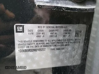 2017 Cadillac CT6 AWD z VIN 1G6KB5RS2HU165222, wystawiony jako Copart lot #43340025 z przebiegiem 109 215 mil mil oraz Szkoda całkowita • Salvage title. Historia ofert i sprzedaży dostępna na DreamBid. Obrazek 15.