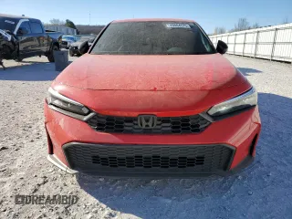 2025 Honda Civic Sport with VIN 2HGFE2F51SH510352, listed as a Copart auction lot 49004975 with 5,056 mi miles and Salvage title. Bid and sale history available at DreamBid. Image 5.