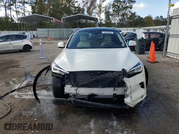 2021 Infiniti QX50 Essential with VIN 3PCAJ5CBXMF105793, listed as a Copart auction lot 79343664 with 47,913 mi miles and Salvage title. Bid and sale history available at DreamBid. Image 5.