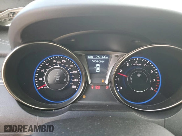 2016 Hyundai Genesis Coupe 3.8L Base with VIN KMHHT6KJ6GU132228, listed as a Copart auction lot 77210034 with 76,314 mi miles and Salvage Title. Bid and sale history available at carsss.com. Image 9.