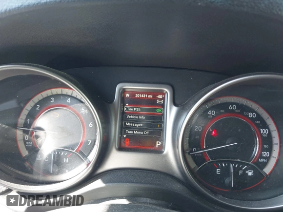2014 Dodge Journey Crossroad with VIN 3C4PDDGGXET263930, listed as a IAAI auction lot 41826889 with 201,431 mi miles and . Bid and sale history available at DreamBid. Image 7.