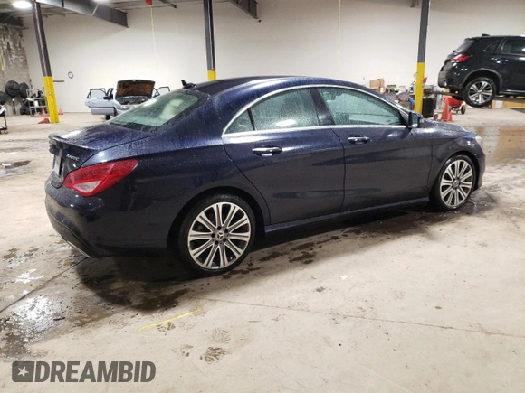 2018 Mercedes-Benz CLA with VIN WDDSJ4GB1JN693479, listed as a Copart auction lot 70115112 with 38,440 mi miles. Bid and sale history available at carsss.com. Image 3.