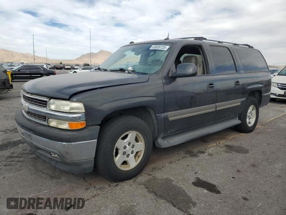 2005 Chevrolet Suburban LT with VIN 3GNEC16Z95G171753, listed as a Copart auction lot 43835725 with 80,160 mi miles and Salvage Title. Bid and sale history available at carsss.com. Image 1.