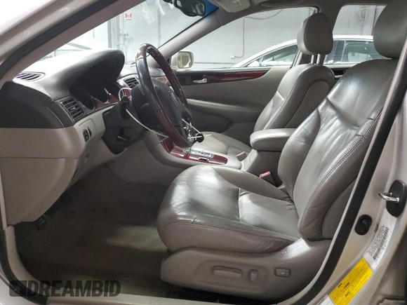 2002 Lexus ES 300 with VIN JTHBF30G925010715, listed as a Copart auction lot 55691895 with 202,913 mi miles and Salvage title. Bid and sale history available at DreamBid. Image 7.