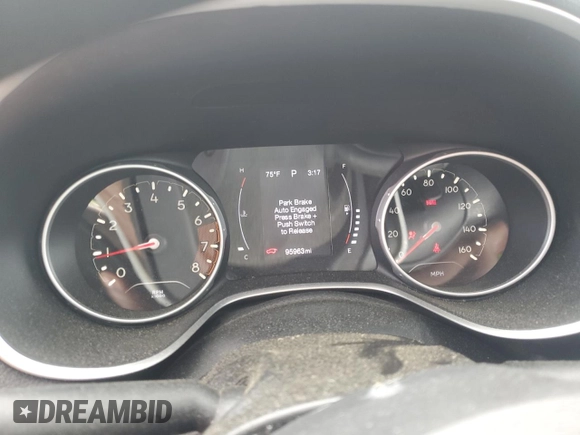 2018 Jeep Compass Sport с VIN 3C4NJCAB5JT214989, выставлен на аукционе Copart как лот 56196655 с пробегом 95 963 миль миль и Списание • Salvage title. История ставок и продаж доступна на DreamBid. Изображение 9.