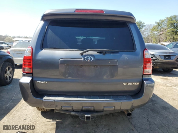2008 Toyota 4Runner SR5 with VIN JTEZU14R380101468, listed as a Copart auction lot 48237505 with 314,958 mi miles and Salvage Title. Bid and sale history available at carsss.com. Image 6.