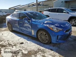 2018 Kia Stinger with VIN KNAE15LA6J6031365, listed as a Copart auction lot 87722525 with 62,489 mi miles and Salvage Title. Bid and sale history available at DreamBid. Image 4.