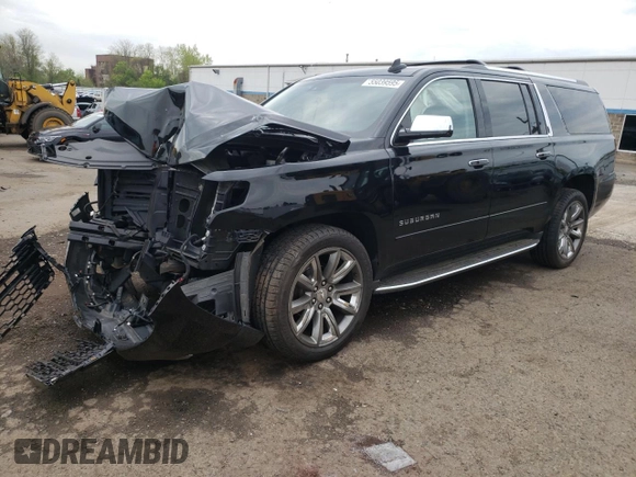 2017 Chevrolet Suburban Premier z VIN 1GNSKJKC3HR322324, wystawiony jako Copart lot #55039595 z przebiegiem 150 117 mil mil oraz Szkoda całkowita • Salvage title. Historia ofert i sprzedaży dostępna na DreamBid. Obrazek 1.
