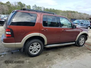 2010 Ford Explorer Eddie Bauer z VIN 1FMEU7E83AUA69823, wystawiony jako Copart lot #49108195 z przebiegiem 150 407 mil mil oraz Szkoda całkowita • Salvage title. Historia ofert i sprzedaży dostępna na DreamBid. Obrazek 3.