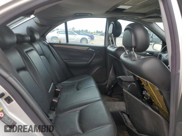 2004 Mercedes-Benz C 230 Kompressor with VIN WDBRF40J84F452074, listed as a Copart auction lot 56025015 with Not provided miles and Salvage title. Bid and sale history available at DreamBid. Image 10.