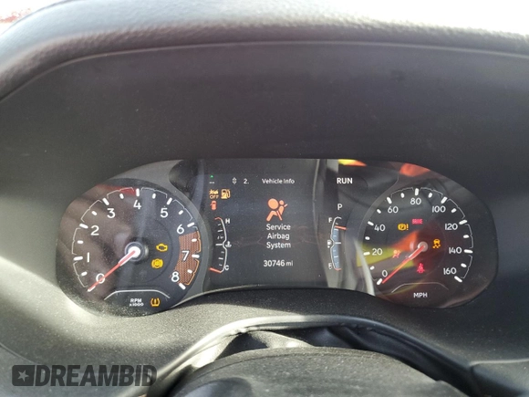 2023 Jeep Compass Limited with VIN 3C4NJDCN1PT543923, listed as a Copart auction lot 50697685 with 30,746 mi miles and Non Repairable. Bid and sale history available at DreamBid. Image 9.