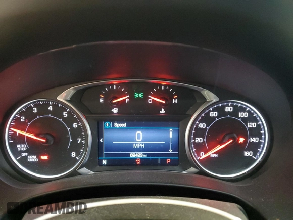 2019 GMC Terrain SLE with VIN 3GKALMEV8KL315145, listed as a Copart auction lot 51056995 with 69,423 mi miles and Salvage Title. Bid and sale history available at carsss.com. Image 9.