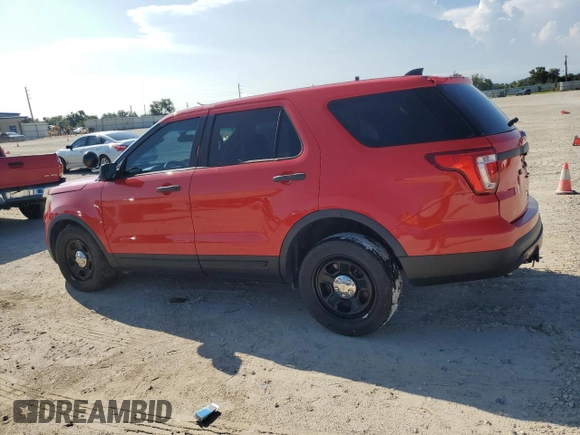 2016 Ford Utility Police Interceptor with VIN 1FM5K8AR9GGB55543, listed as a Copart auction lot 72181274 with 67,539 mi miles and Salvage Title. Bid and sale history available at carsss.com. Image 2.