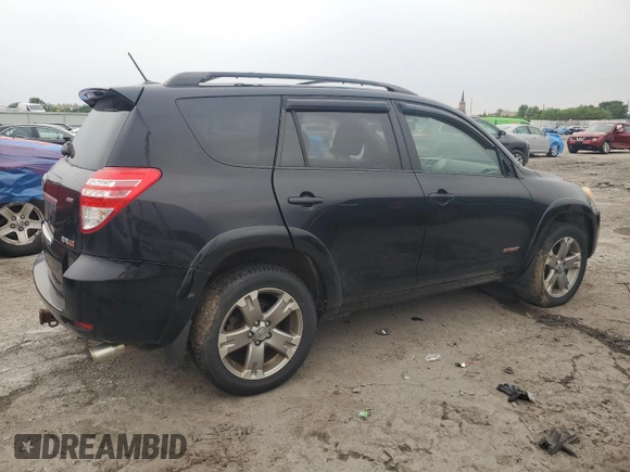 2010 Toyota RAV4 Sport with VIN JTMRK4DV1A5087362, listed as a Copart auction lot 58727595 with 245,480 mi miles and Clean title. Bid and sale history available at DreamBid. Image 3.
