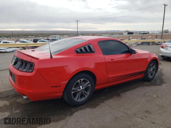 2014 Ford Mustang V6 with VIN 1ZVBP8AM9E5264443, listed as a Copart auction lot 51792565 with 130,984 mi miles and Salvage Title. Bid and sale history available at carsss.com. Image 3.
