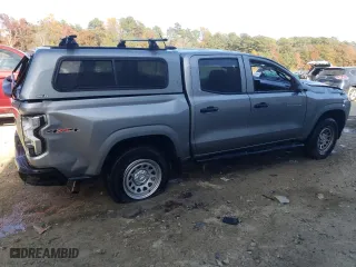 2023 Chevrolet Colorado 4WD Work Truck with VIN 1GCPTBEK7P1136402, listed as a Copart auction lot 77211594 with 0 mi miles and Salvage Title. Bid and sale history available at carsss.com. Image 3.