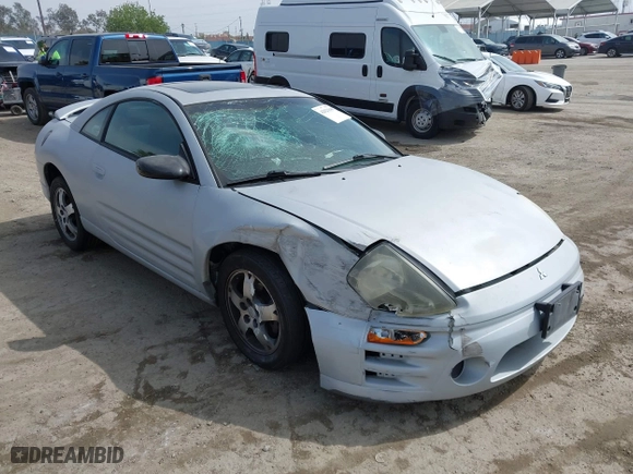 2003 Mitsubishi Eclipse GS with VIN 4A3AC44G73E150833, listed as a IAAI auction lot 42021048 with 86,257 mi miles. Bid and sale history available at carsss.com. Image 1.