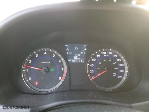 2014 Hyundai Accent SE with VIN KMHCU5AE6EU158668, listed as a Copart auction lot 46652855 with 188,511 mi miles and Clean Title. Bid and sale history available at carsss.com. Image 9.