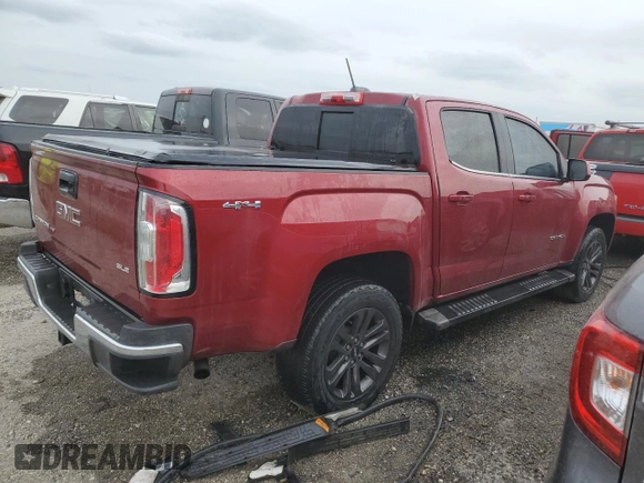 2019 GMC Canyon 4WD SLE with VIN 1GTG6CEN7K1350371, listed as a Copart auction lot 74199274 with 0 mi miles and Non Repairable. Bid and sale history available at carsss.com. Image 3.