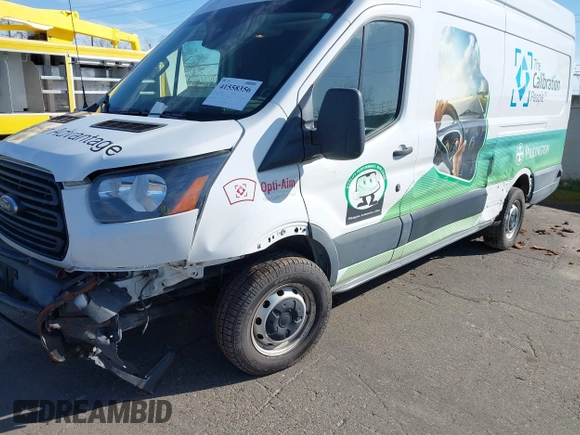 2019 Ford Transit Cargo with VIN 1FTBW3XM2KKB40981, listed as a IAAI auction lot 41558356 with 154,624 mi miles and . Bid and sale history available at DreamBid. Image 6.