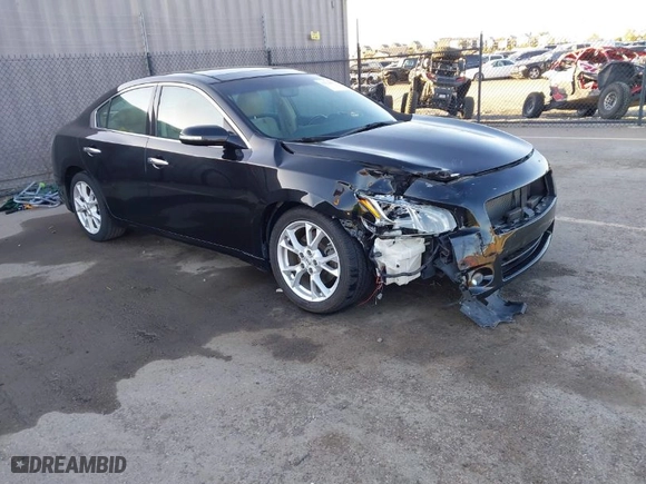 2014 Nissan Maxima 3.5 SV with VIN 1N4AA5AP0EC488601, listed as a IAAI auction lot 41514837 with 56042 miles. Bid and sale history available at carsss.com. Image 1.