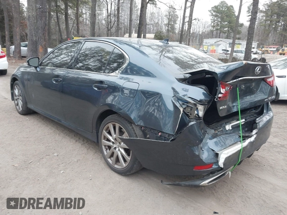2013 Lexus GS 350 with VIN JTHCE1BL6D5006761, listed as a IAAI auction lot 41376327 with 173,698 mi miles. Bid and sale history available at carsss.com. Image 3.
