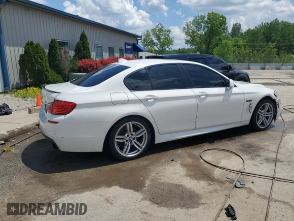 2013 BMW 5 Series 535i xDrive z VIN WBAFU7C59DDU73258, wystawiony jako Copart lot #56858785 z przebiegiem Nie podano mil oraz Szkoda całkowita • Salvage title. Historia ofert i sprzedaży dostępna na DreamBid. Obrazek 3.