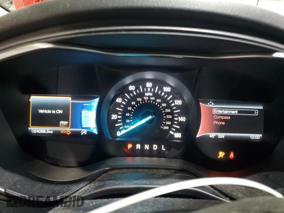 2020 Ford Fusion SE with VIN 3FA6P0HD0LR158152, listed as a Copart auction lot 50740625 with 24,058 mi miles and Salvage Title. Bid and sale history available at DreamBid. Image 9.