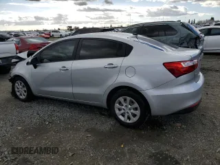 2016 Kia Rio LX with VIN KNADM4A38G6584710, listed as a Copart auction lot 45374045 with 97,932 mi miles and Salvage Title. Bid and sale history available at carsss.com. Image 2.