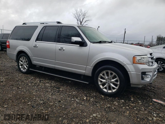 2015 Ford Expedition Max Limited with VIN 1FMJK2AT6FEF29494, listed as a Copart auction lot 49804855 with 187,099 mi miles and Clean title. Bid and sale history available at DreamBid. Image 4.