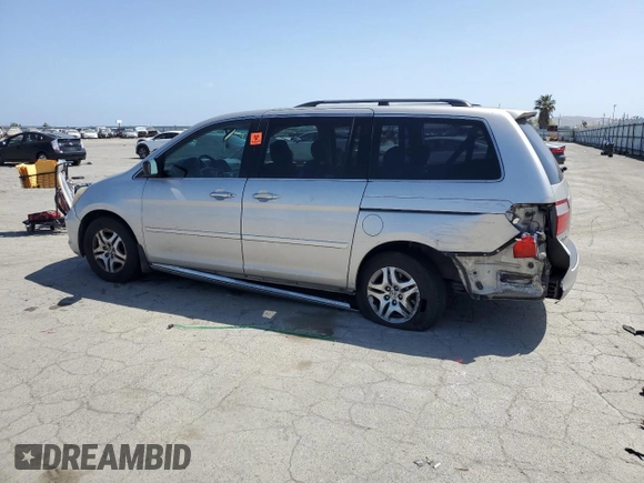 2006 Honda Odyssey EX-L with VIN 5FNRL38646B416393, listed as a Copart auction lot 53996645 with 167,844 mi miles and Salvage Title. Bid and sale history available at carsss.com. Image 2.