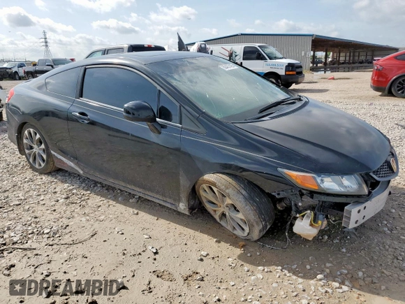 2012 Honda Civic Si with VIN 2HGFG4A5XCH708989, listed as a Copart auction lot 60487425 with Not provided miles and Salvage title. Bid and sale history available at DreamBid. Image 4.
