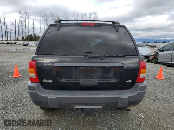 2001 Jeep Grand Cherokee Laredo with VIN 1J4GW48N31C578186, listed as a Copart auction lot 48972855 with 161,623 mi miles and Clean title. Bid and sale history available at DreamBid. Image 6.