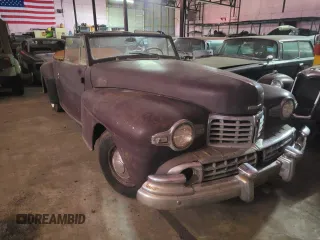 1947 Lincoln Zephyr z VIN 8H18150, wystawiony jako Copart lot #56967095 z przebiegiem 45 424 mil mil oraz Tytuł czysty. Historia ofert i sprzedaży dostępna na DreamBid. Obrazek 1.