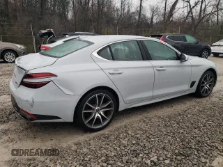 2023 Genesis G70 3.3T with VIN KMTG54TE7PU107887, listed as a Copart auction lot 80254334 with 24,294 mi miles and Salvage Title. Bid and sale history available at DreamBid. Image 3.