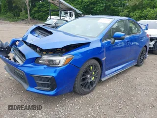 2020 Subaru WRX STI with VIN JF1VA2E61L9833954, listed as a IAAI auction lot 42336349 with 58,668 mi miles and . Bid and sale history available at DreamBid. Image 2.