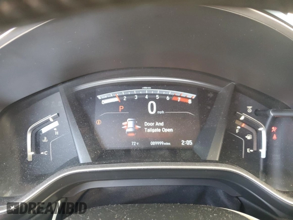 2020 Honda CR-V Touring with VIN 7FARW1H95LE009818, listed as a Copart auction lot 46294505 with 89,999 mi miles and Salvage Title. Bid and sale history available at carsss.com. Image 9.