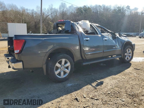 2011 Nissan Titan SL with VIN 1N6AA0EC8BN321713, listed as a Copart auction lot 41663045 with 141,328 mi miles and Salvage Title. Bid and sale history available at carsss.com. Image 3.