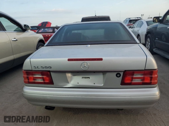 2000 Mercedes-Benz SL-Class with VIN WDBFA68F5YF193661, listed as a Copart auction lot 76386784 with 0 mi miles and Salvage Title. Bid and sale history available at carsss.com. Image 6.