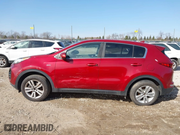 2017 Kia Sportage LX with VIN KNDPMCACXH7242679, listed as a IAAI auction lot 41448863 with 94,288 mi miles and . Bid and sale history available at DreamBid. Image 14.