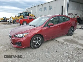 2019 Subaru Impreza Premium with VIN 4S3GKAC67K3612700, listed as a Copart auction lot 63211605 with 63,489 mi miles and Salvage title. Bid and sale history available at DreamBid. Image 1.