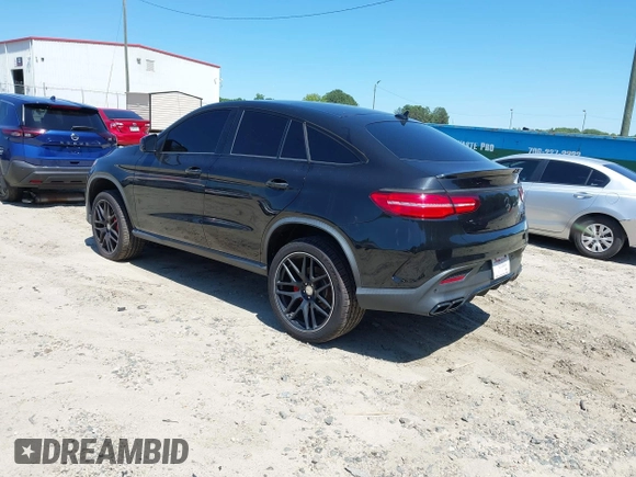 2017 Mercedes-Benz GLE 63 S AMG with VIN 4JGED7FB1HA059443, listed as a IAAI auction lot 42312493 with 85,849 mi miles and . Bid and sale history available at DreamBid. Image 3.