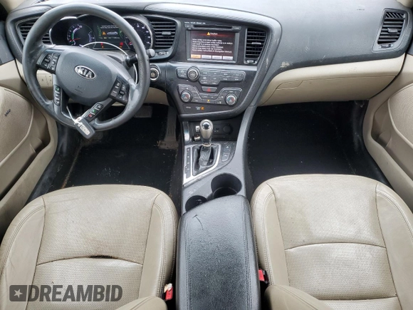 2013 Kia Optima EX with VIN KNAGM4AD4D5057674, listed as a Copart auction lot 57051245 with 171,005 mi miles and Clean title. Bid and sale history available at DreamBid. Image 8.