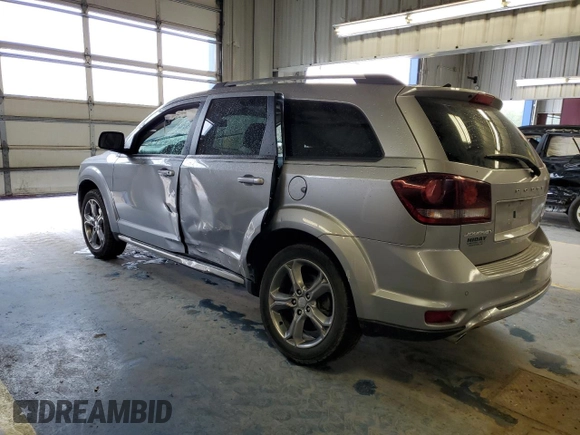 2017 Dodge Journey Crossroad Plus with VIN 3C4PDCGG3HT625675, listed as a Copart auction lot 57630355 with Not provided miles and Clean title. Bid and sale history available at DreamBid. Image 2.